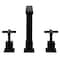 Novatto MULD Widespread 2-Handle Lavatory Faucet in Matte Black with Drain NBF-836MB-PUD - alternate 4
